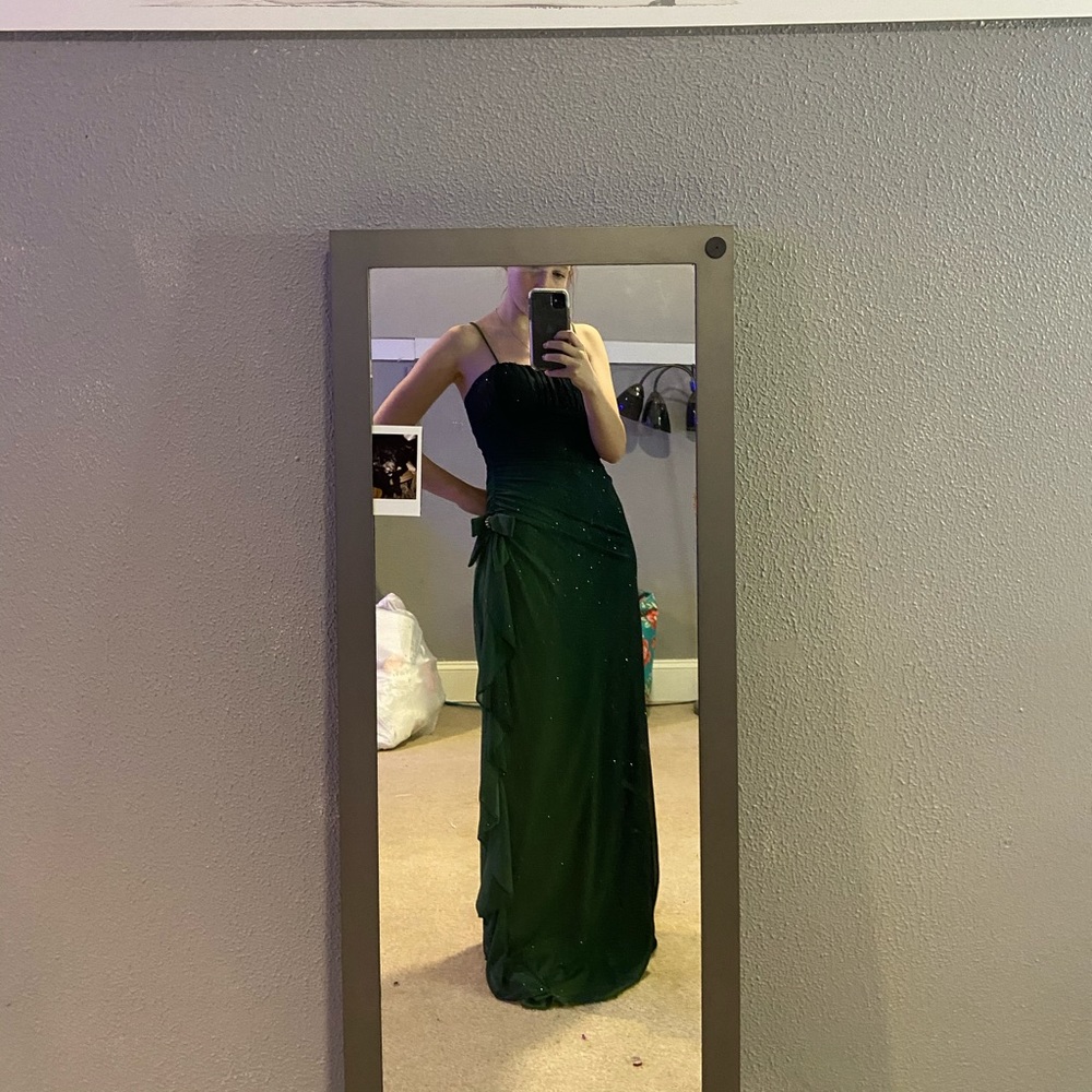 Green Sparkly Prom Dress